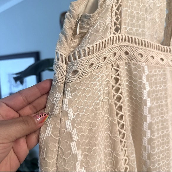 Free People Wherever You Go Embroidered Cutout Mini Dress - Picture 4 of 5